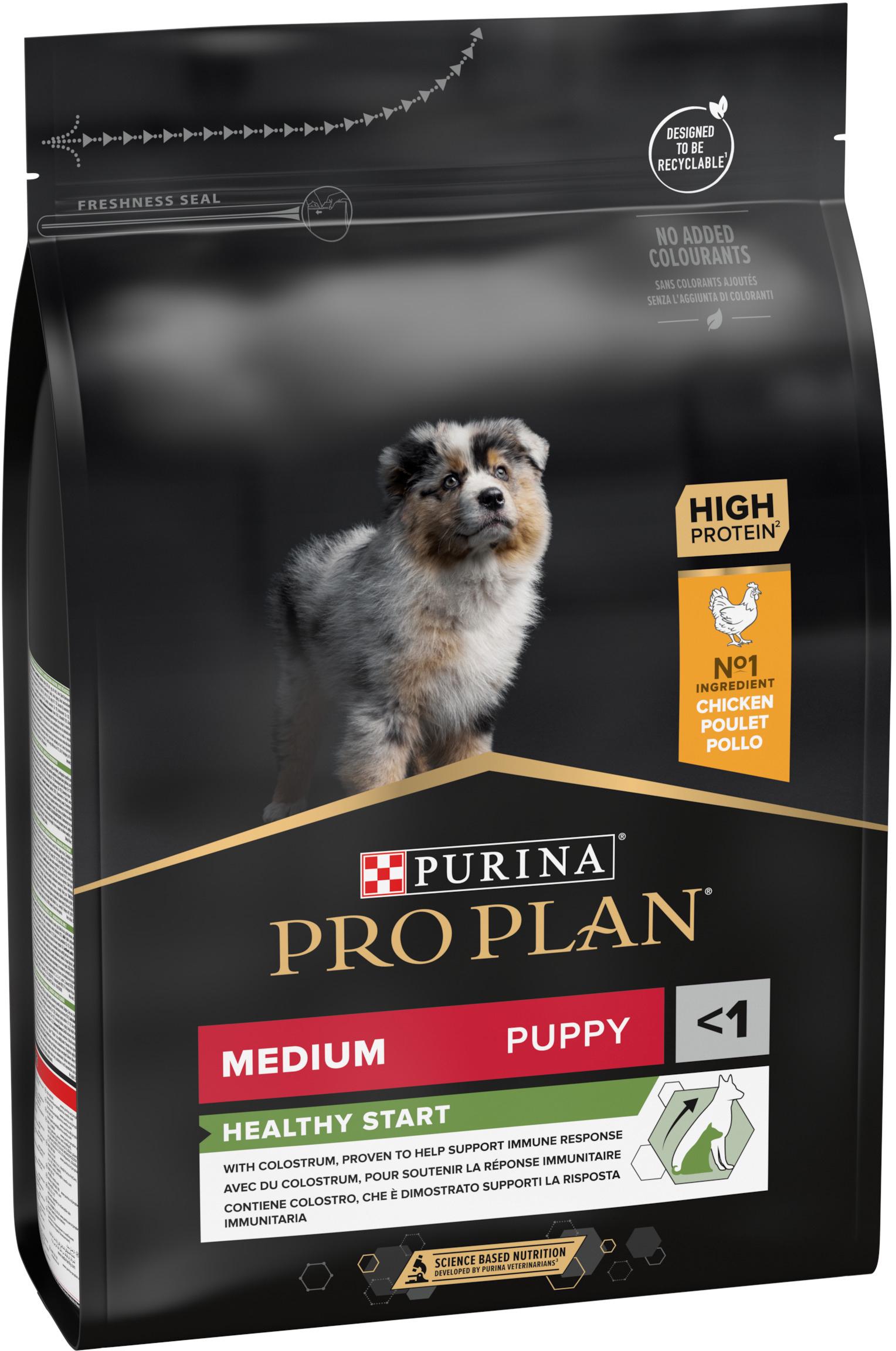 Сухой корм для щенков средних пород Purina Pro Plan Medium Puppy с курицей 3 кг (7613035114869) - фото 3