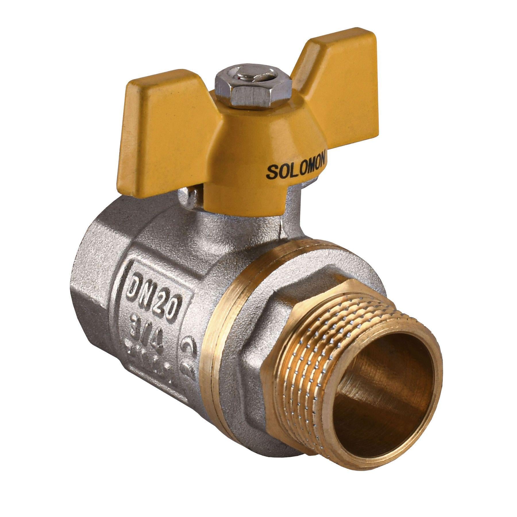 Кран шаровый прямой Solomon 3/4″ ЗВ ЖБ PN40 B1008 (000001392) Кран шаровый прямой Solomon 3/4″ ЗВ ЖБ PN40 B1008 (000001392)