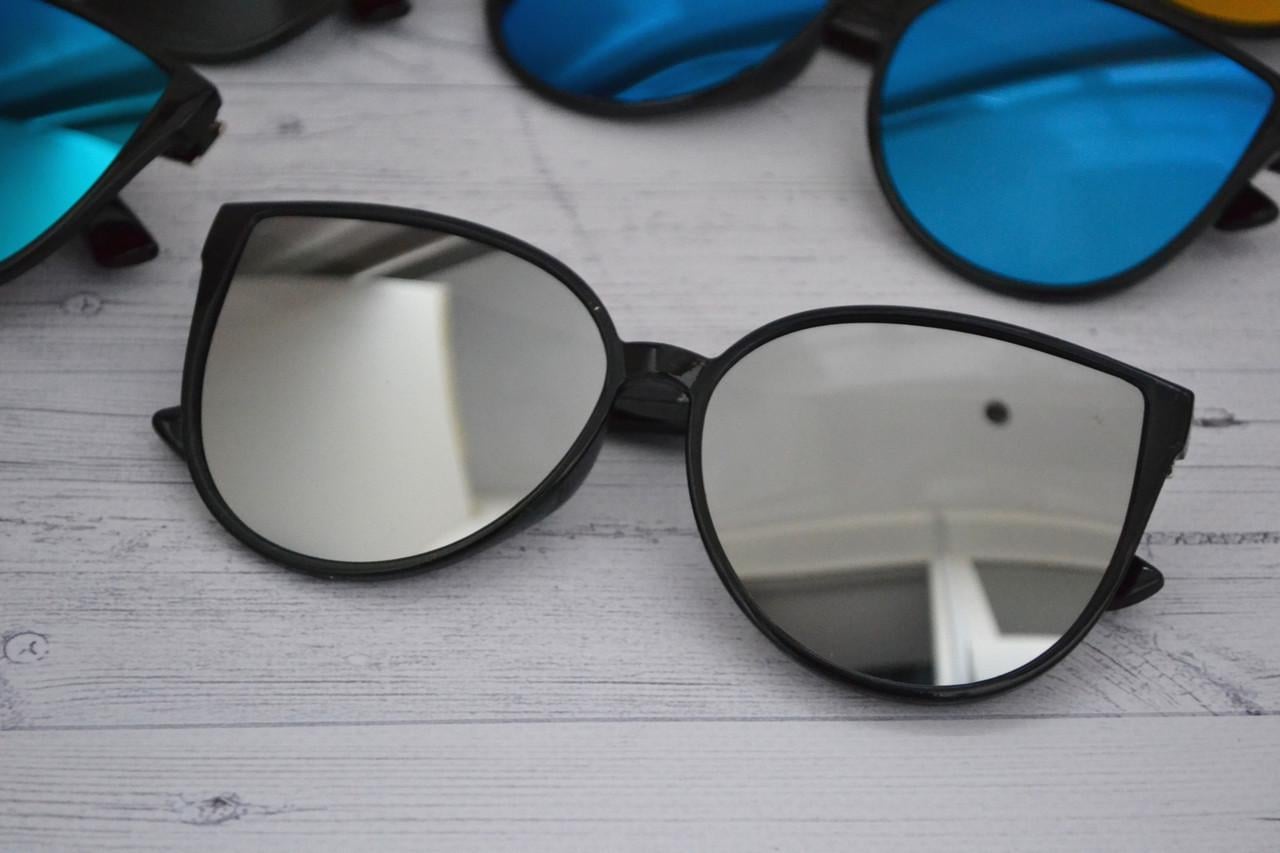 Солнцезащитные очки женские кошка крупные