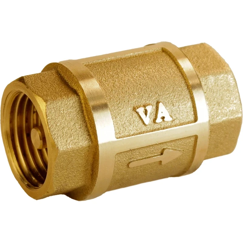 Клапан обратного хода воды латунный 1/2"ВР х 1/2"ВР Б3601А VA литейный (1200000129)