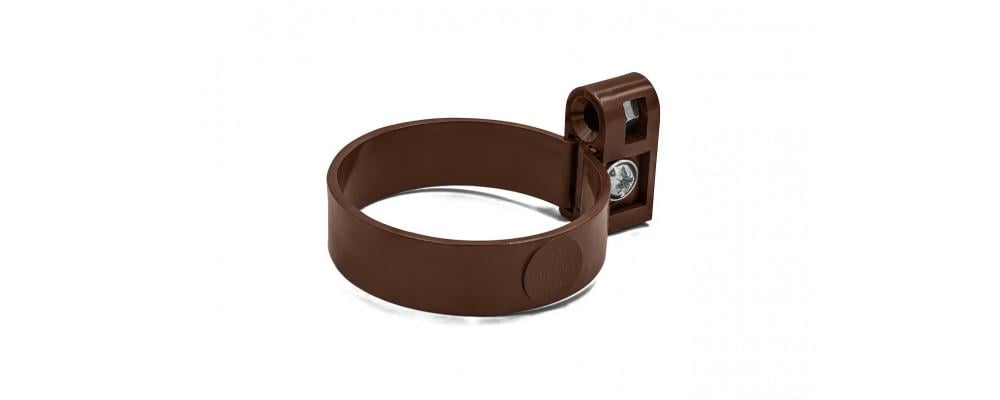 Кронштейн водостічної труби RAINWAY D 75 RAL 8017 Коричневий (10.090.21.102.RW)