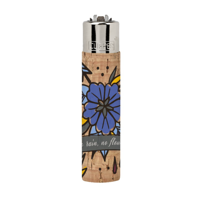 Зажигалка Clipper Cork Cover Dead Flowers 4