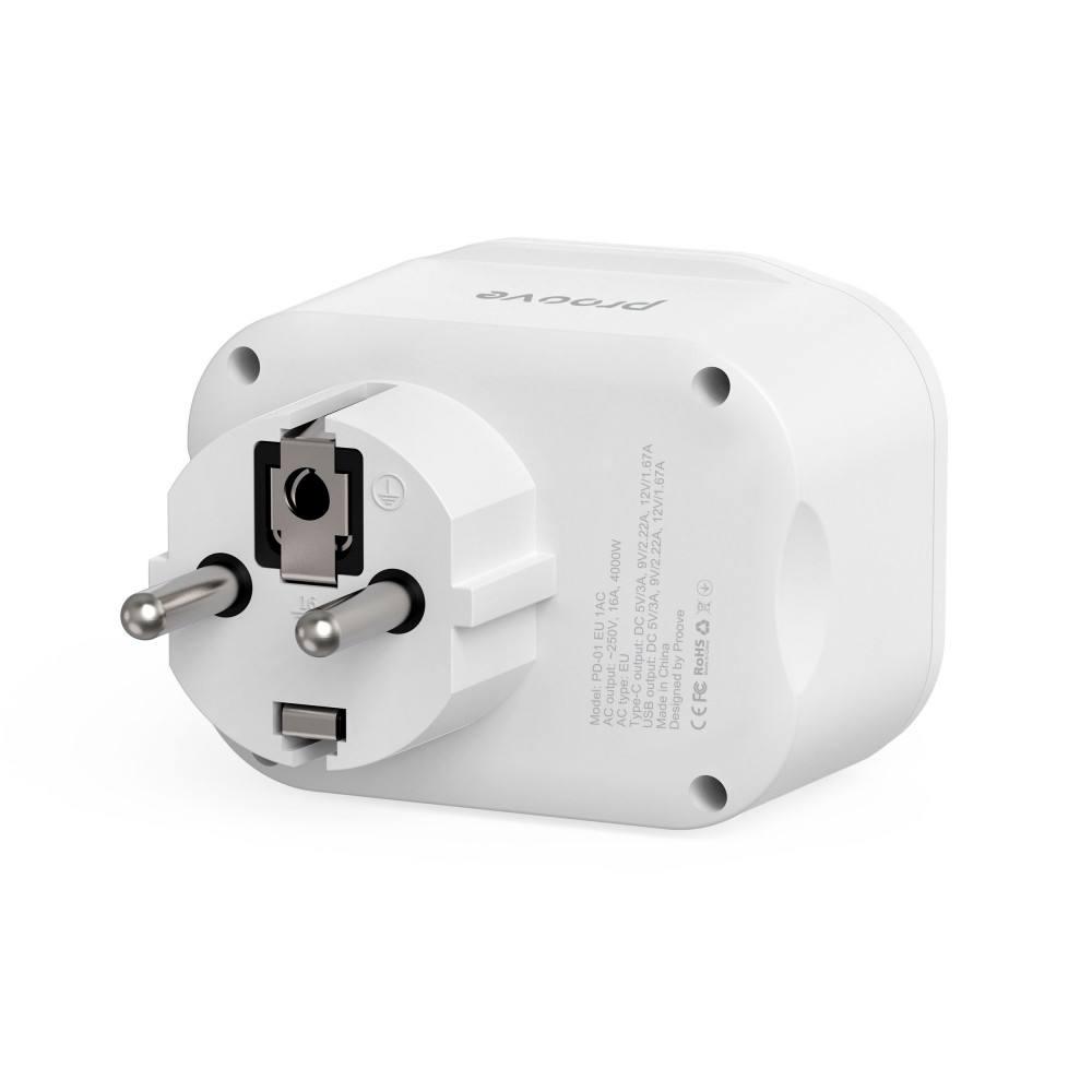 Розетка багатофункціональна Proove Multifunctional Socket PD-01 EU 1AC (12202298) - фото 5