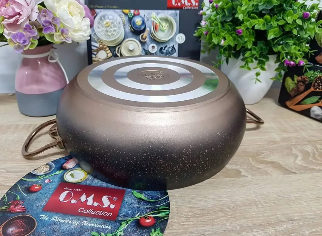 Кастрюля OMS Collection 3141 24 см 4,5 л Bronze - фото 7 Кастрюля OMS Collection 3141 24 см 4,5 л Bronze - фото 7