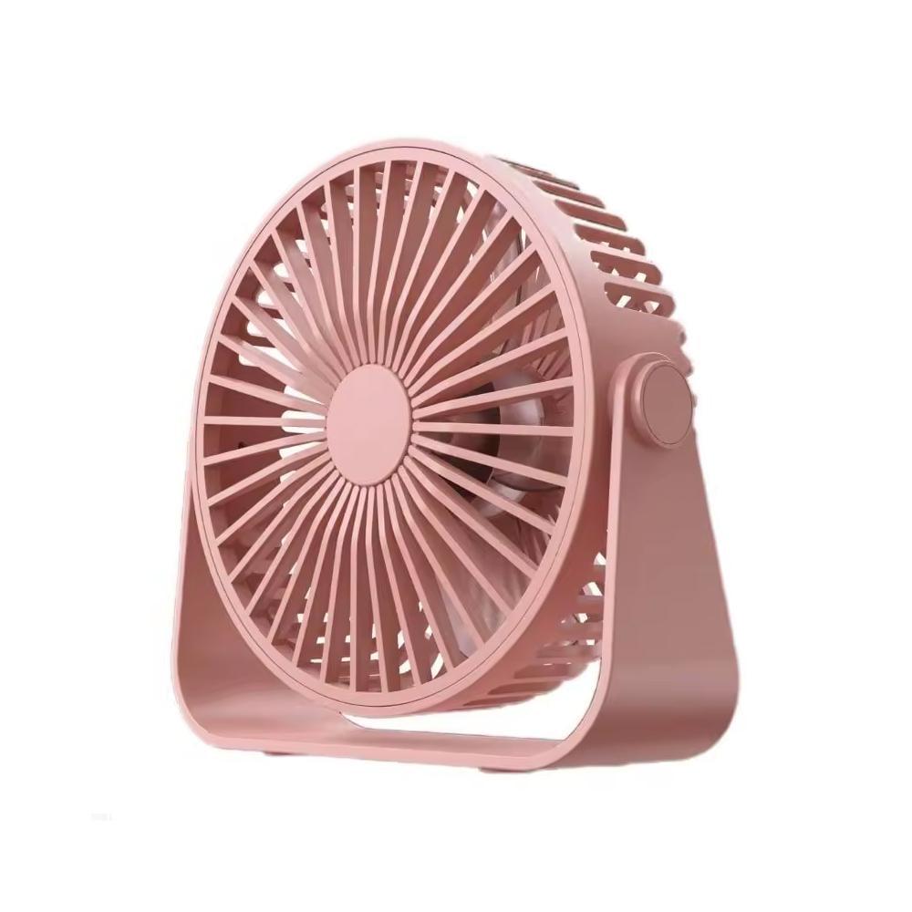 Вентилятор портативный Portable Fan PF-05 USB 800 мАч Розовый (SS-89)
