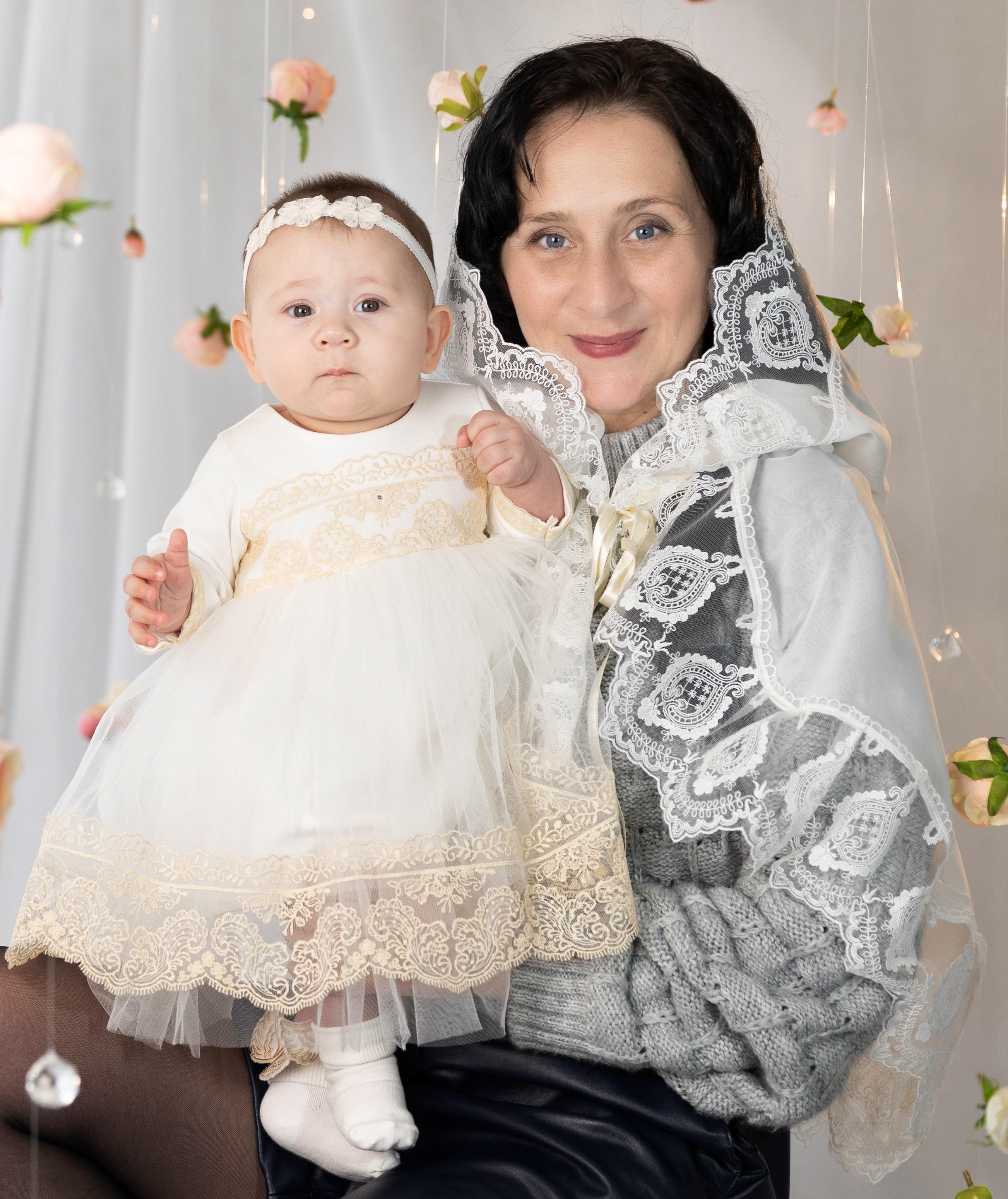 Сукня дитяча святкова Ванесса з мереживом і фатином для хрестин/дня народження/фотосесії р. 92 Молочний (29705822) - фото 2 Сукня дитяча святкова Ванесса з мереживом і фатином для хрестин/дня народження/фотосесії р. 92 Молочний (29705822) - фото 2