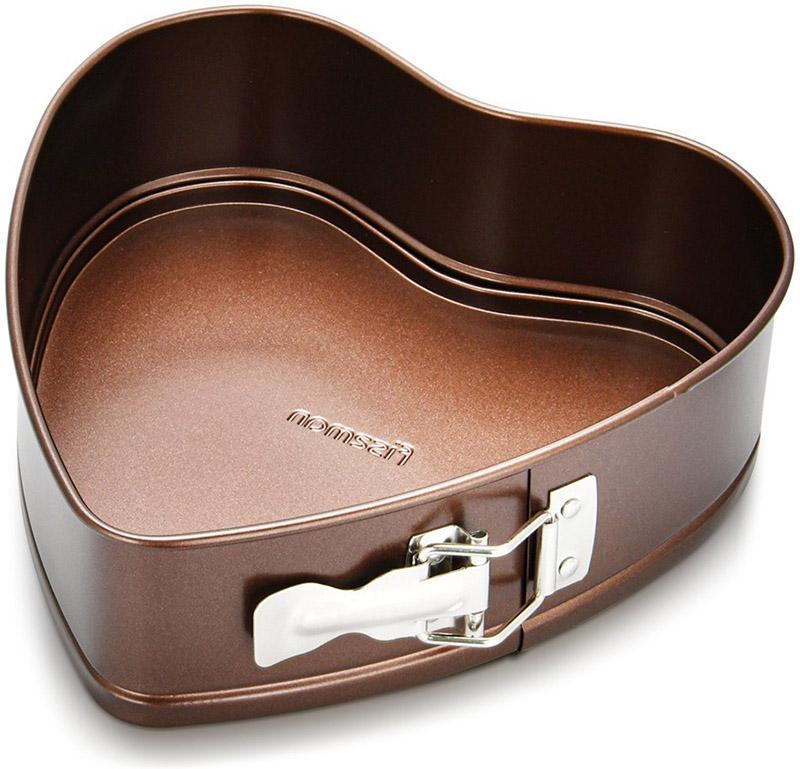 Форма для выпекания Fissman Chocolate 24x24 см разъемная Сердце (FN-5652)