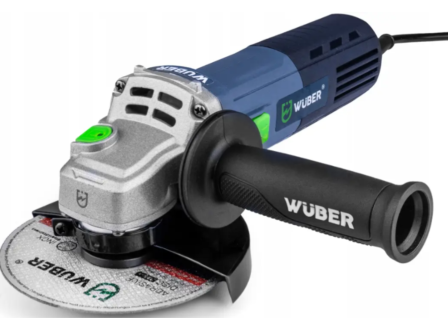 Болгарка угловая шлифовальная Wuber W27477 1600 Вт 125 мм 10 дисков (W27477)