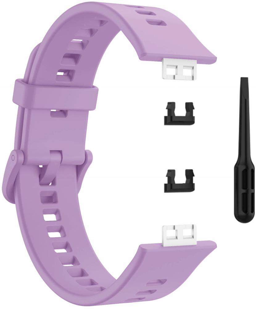 Ремешок Jsota для Huawei Watch Fit Purple (18593) - фото 3 Ремешок Jsota для Huawei Watch Fit Purple (18593) - фото 3