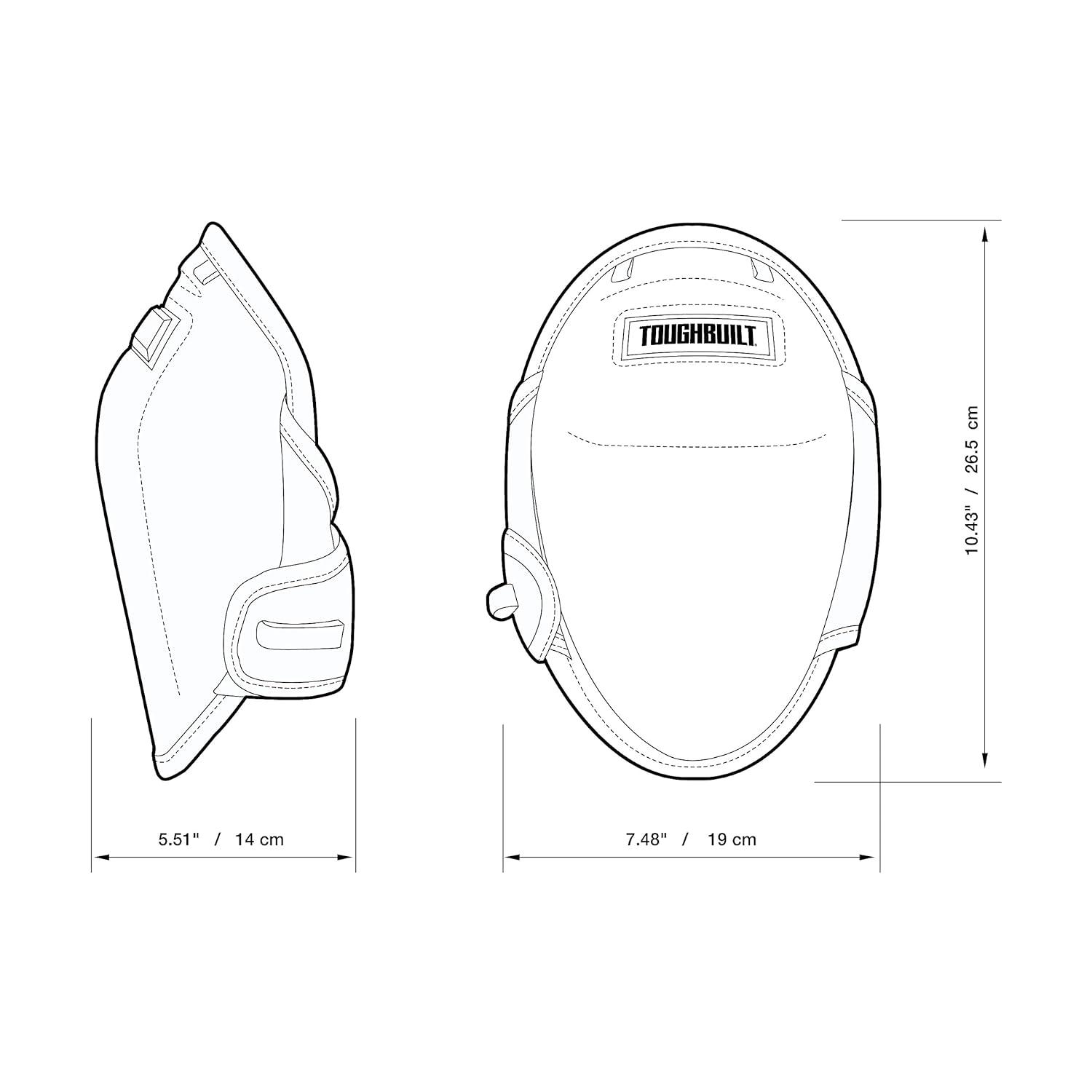 Наколенники ToughBuilt FoamFit на пене EVA (TB-KP-2B-BEA) - фото 8