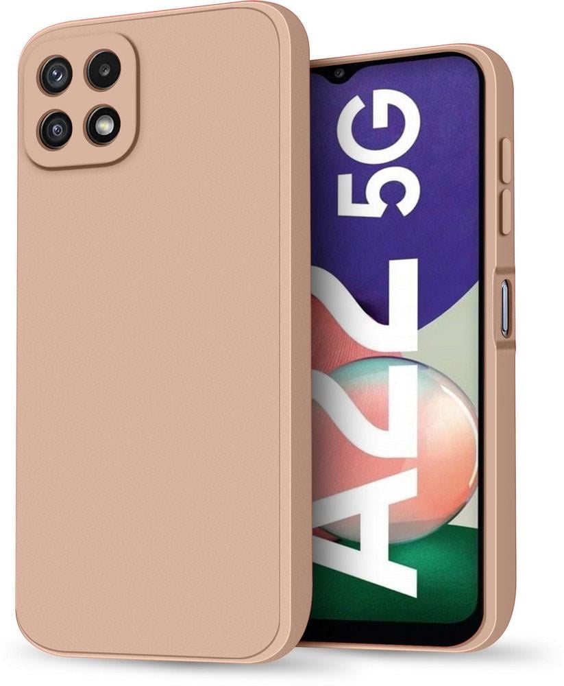 Силиконовый чехол HardCorner Samsung Galaxy A22 5G A226 (с микрофиброй) Powdery (36127-0C)