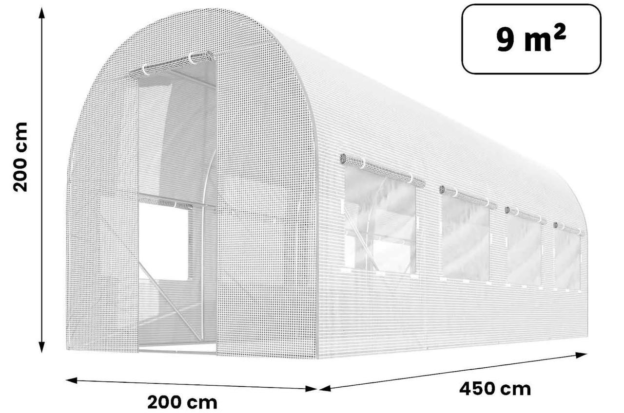 Плівка поліетиленова армована для теплиці 9 м² 450х200 см - фото 6