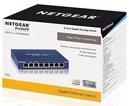 Коммутатор Netgear GS108LP-100EUS з РоЕ/РоЕ+ 60 Вт - фото 4 Коммутатор Netgear GS108LP-100EUS з РоЕ/РоЕ+ 60 Вт - фото 4
