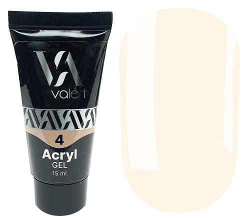 Полигель Valeri Acryl Gel 15 мл №04 Nude-peach