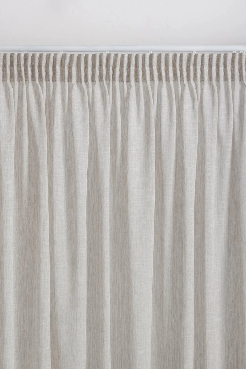 Тюль HYGG лляна 2,5х2,5-3 м Світло-бежевий (125833)