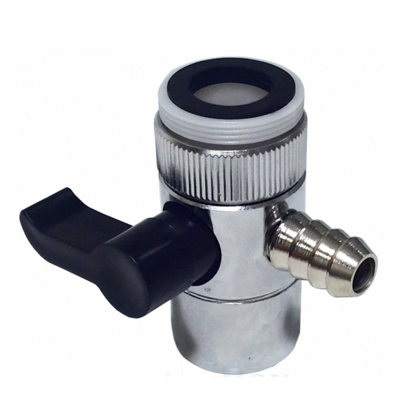 Дивертор для фильтра на мойку Aquakut под трубку 1/4" WT-04 (104-190) Дивертор для фильтра на мойку Aquakut под трубку 1/4" WT-04 (104-190)