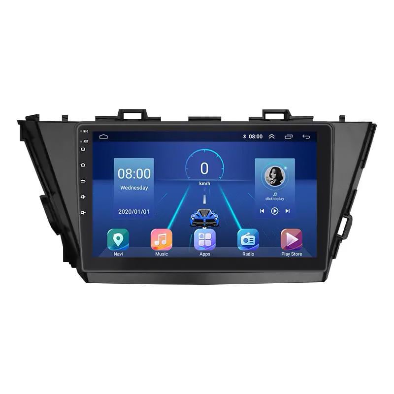 Автомагнитола штатная Lesko Top для Toyota Prius v + I рестайлинг ZVW40/41 2014-2021 г. 4G/Wi-Fi/GPS 6/128 GB 9" (10873-61236)