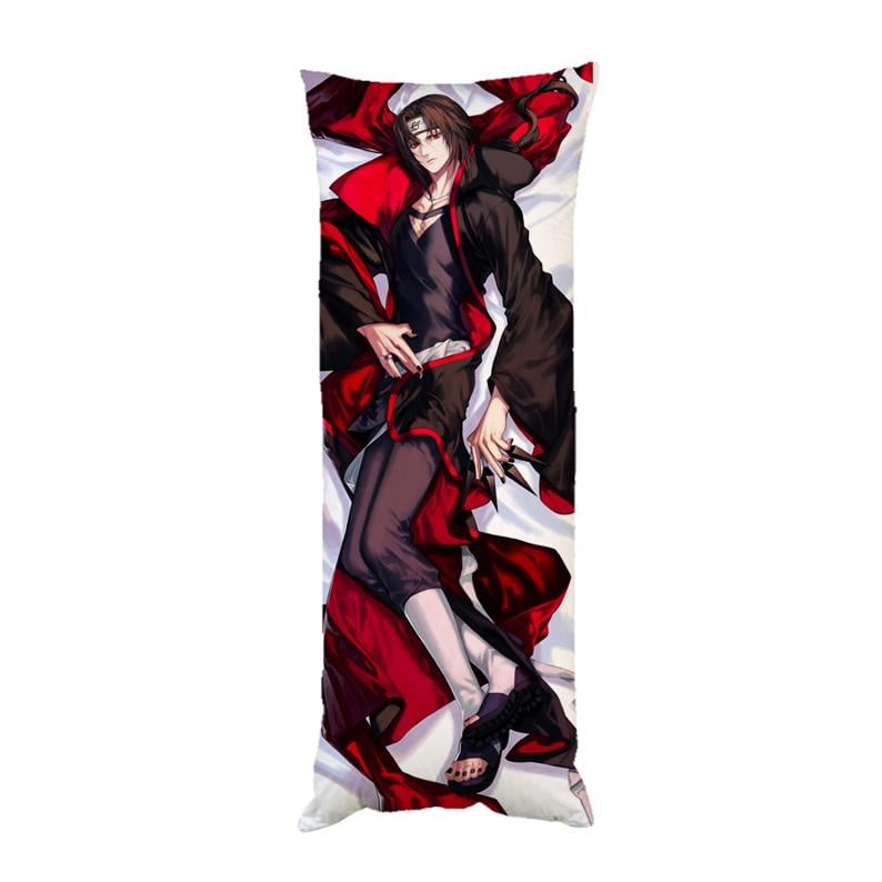 Подушка-обнимашка дакимакура аниме Наруто Итачи двухстороння 40х100 см (dk093)