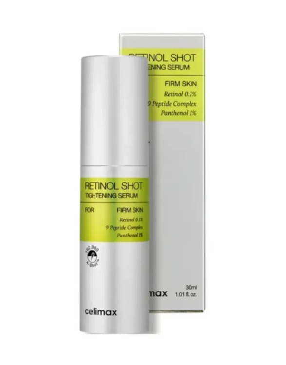 Лифтинг сыворотка для лица с ретинолом Celimax Retinol Shot Tightening Serum 30 мл