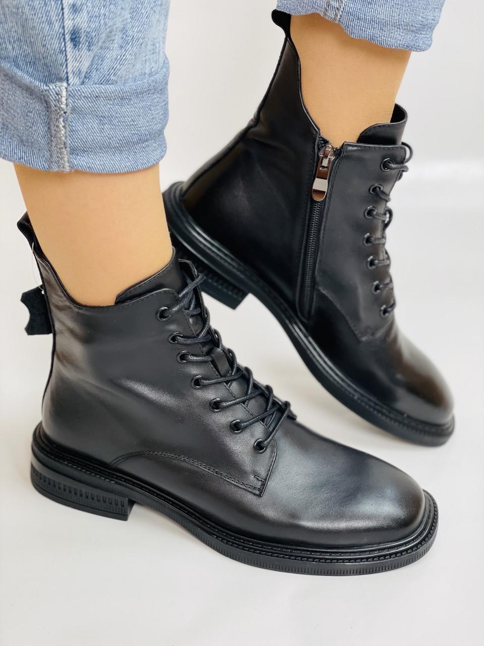 Ботинки женские Farinni осенние р. 39 25 см Черный (2645)