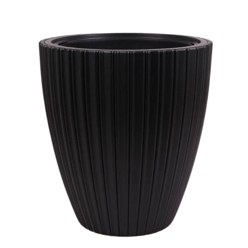 Горщик для квітів Form-Plastic Міка круглий 15,5 л 30х32 см Антрацит Горщик для квітів Form-Plastic Міка круглий 15,5 л 30х32 см Антрацит