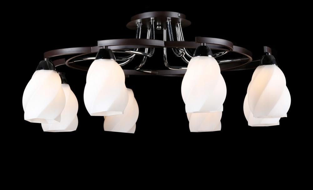 Люстра с плафонами Ray L28072E/8 CR (IR006585)