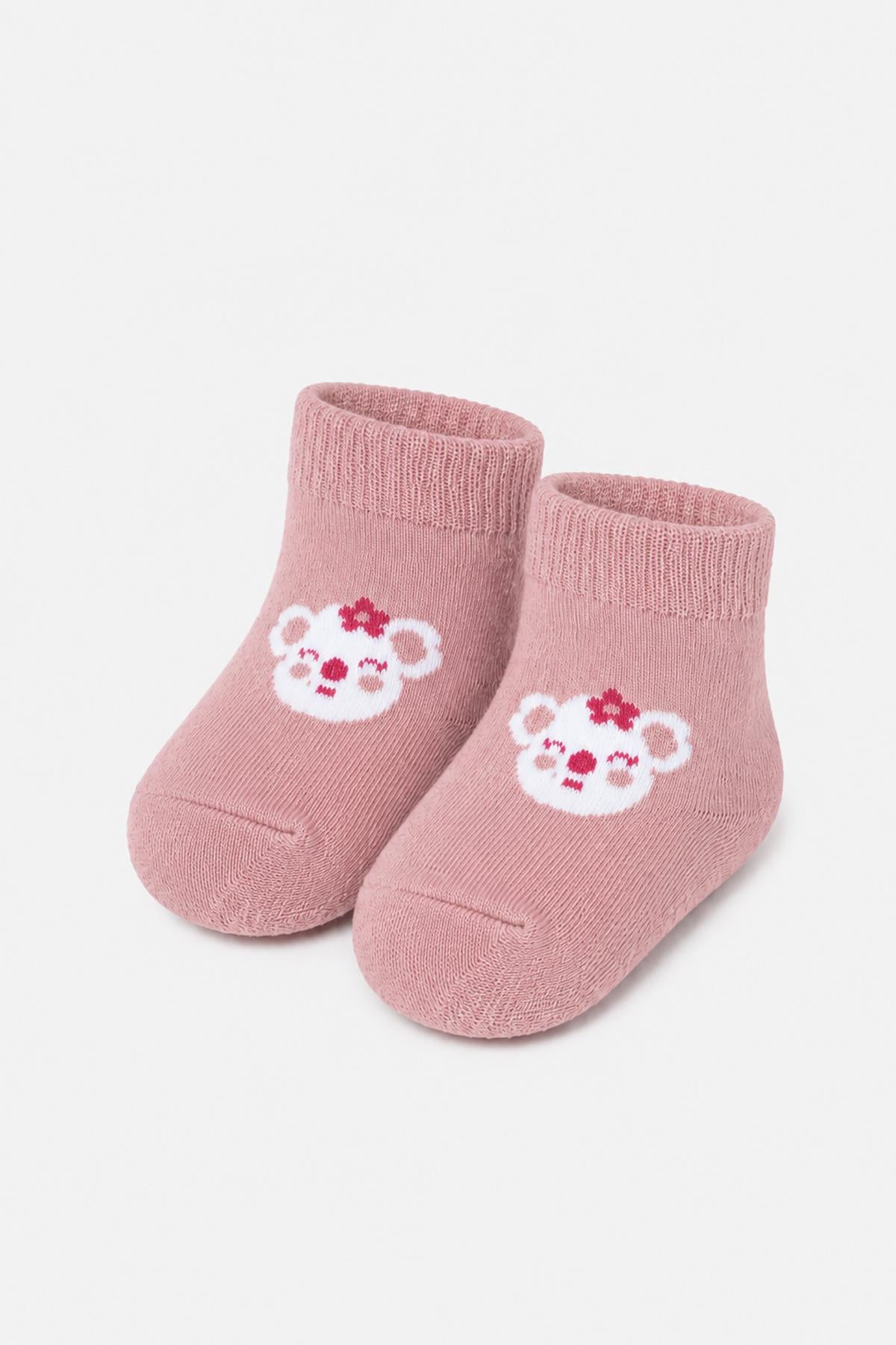 Носки средние для девочки Yuki ЦБ-00285580 р. 17-19 пудровий (SKT001088501)