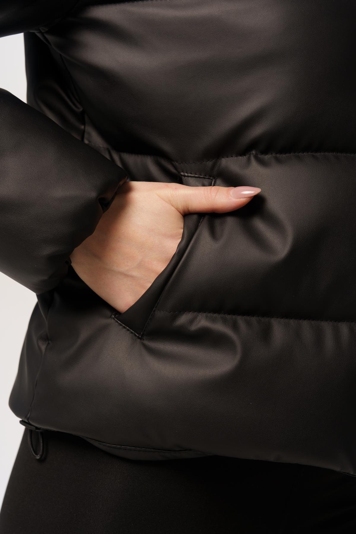 Куртка женская короткая Intruder Lolita весенне-осенняя M-L Черный (1614676979) - фото 7 Куртка женская короткая Intruder Lolita весенне-осенняя M-L Черный (1614676979) - фото 7