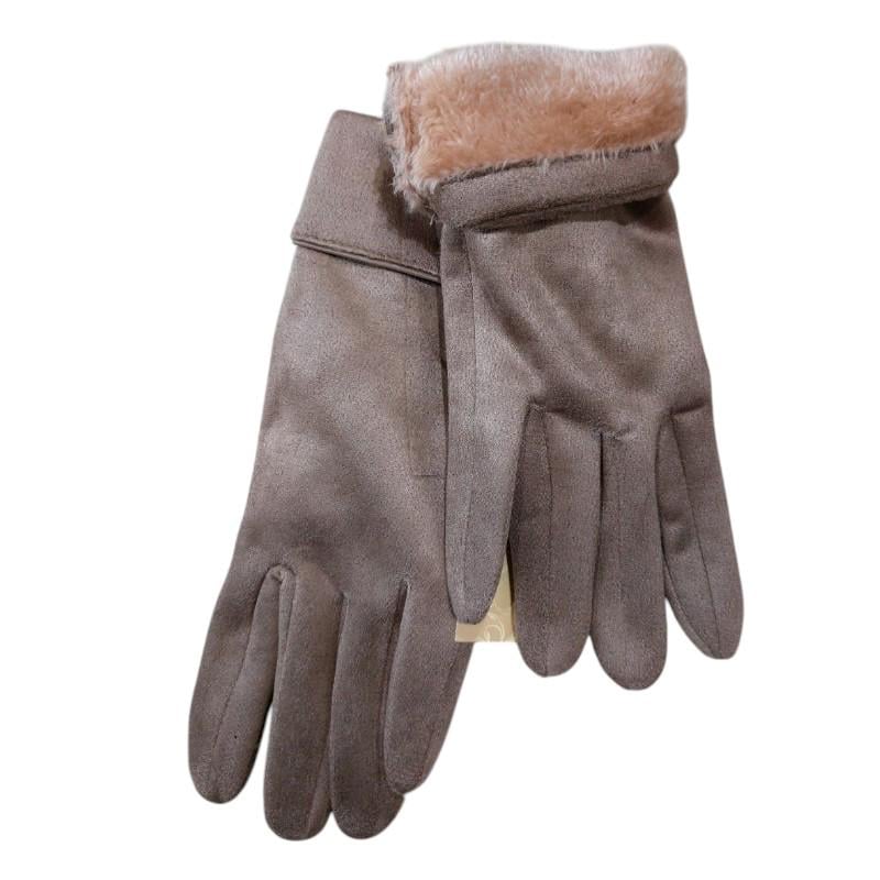 Перчатки сенсорные женские One size Кофейный (565681)