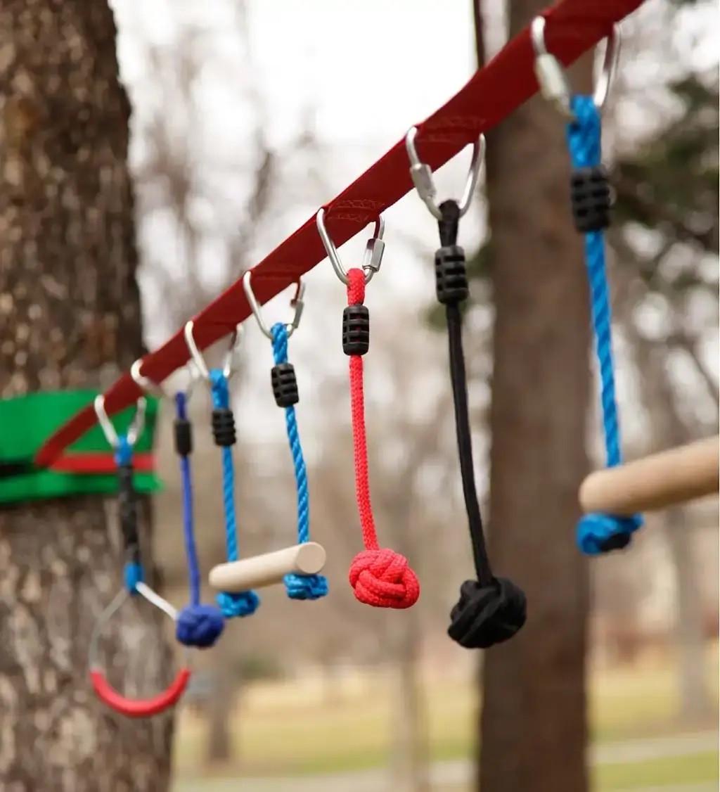 Полоса препятствий для детской площадки WCG Ninja Line (W-820-1) - фото 3 Полоса препятствий для детской площадки WCG Ninja Line (W-820-1) - фото 3