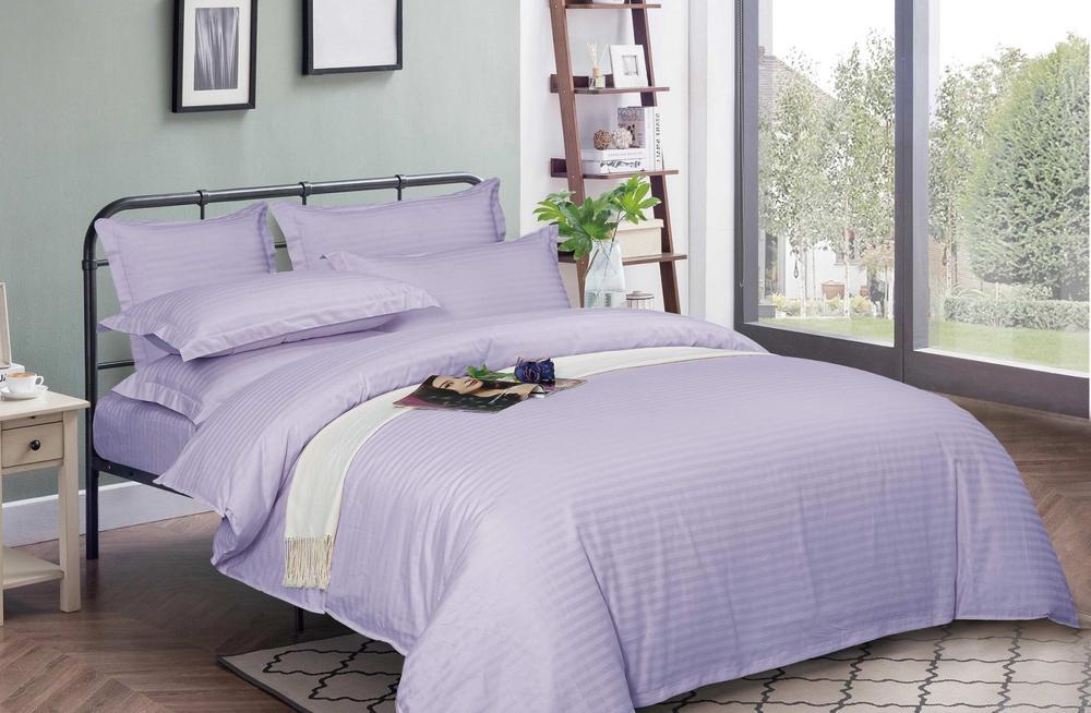 Пододеяльник Family 145х215 см страйп-сатин Лавандовый (DR013221)