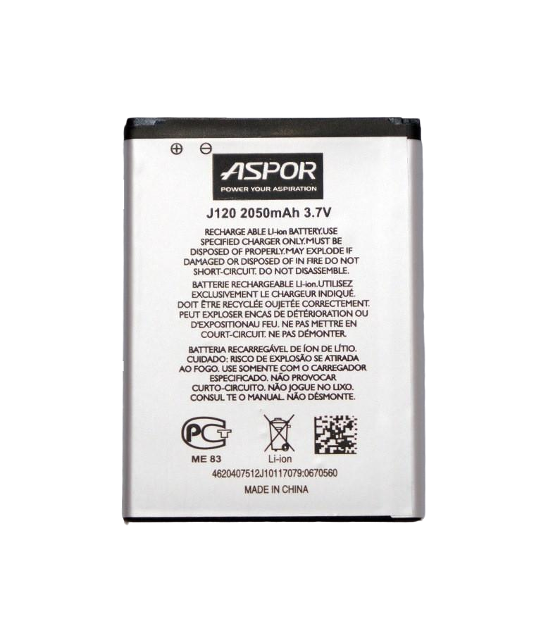 Аккумулятор Aspor для Samsung J120 2050 мАч (1489866275)