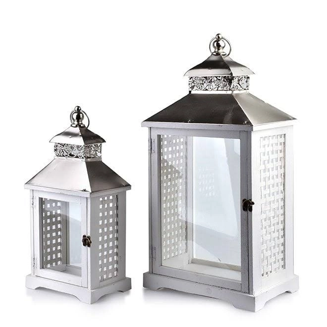 Комплект деревянных фонарей Levi HTO2277 2 шт. (35274) - фото 1 Комплект деревянных фонарей Levi HTO2277 2 шт. (35274) - фото 1