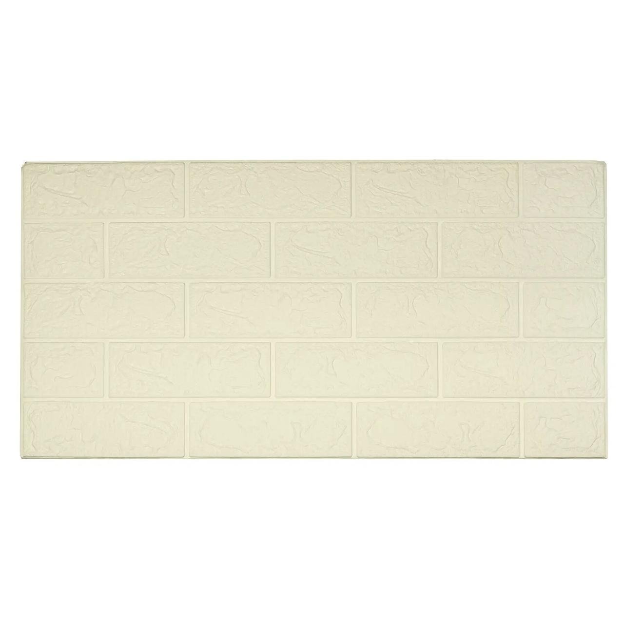 Декоративна 3D панель Wellamart стінова 700х770х4,5 мм 10 шт. Білий (71340001)