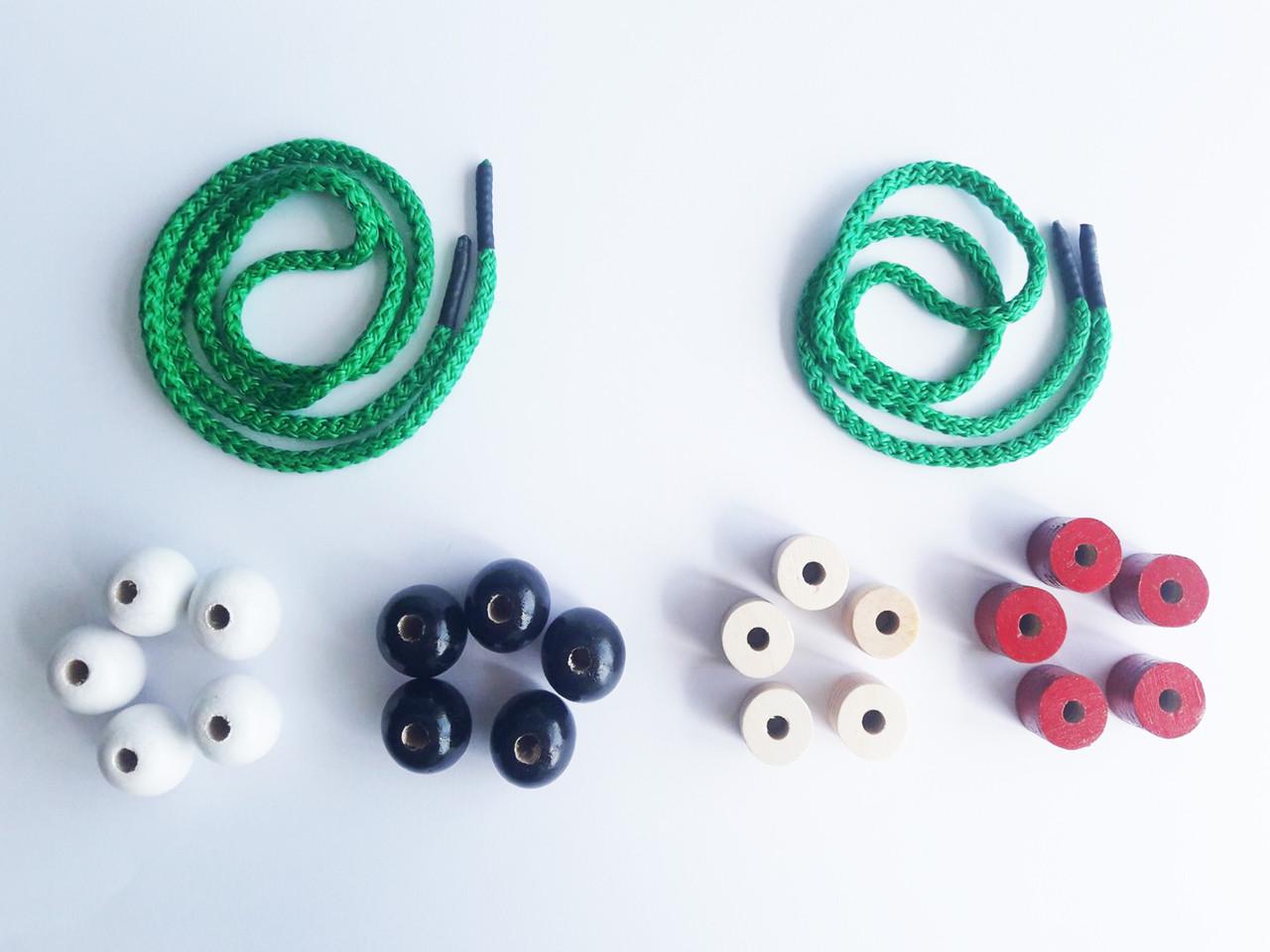 Шнуровка HEGA Бусы/Набор для счета в деревянной коробке (57) - фото 8 Шнуровка HEGA Бусы/Набор для счета в деревянной коробке (57) - фото 8