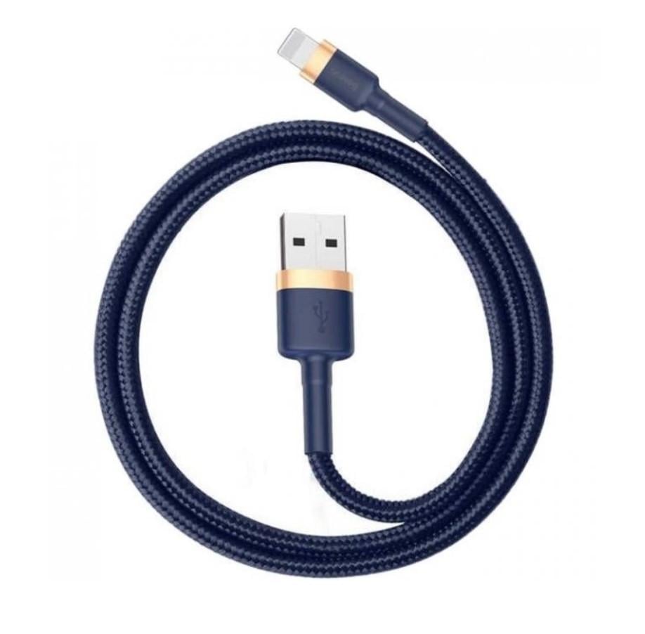 Кабель Baseus Cafule Lightning 2.4A 1 м Золото-голубой - фото 2 Кабель Baseus Cafule Lightning 2.4A 1 м Золото-голубой - фото 2