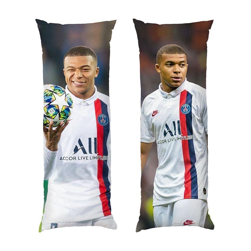 Подушка дакимакура Kylian Mbappe Lottin габардин 140х45 см (111867-2)