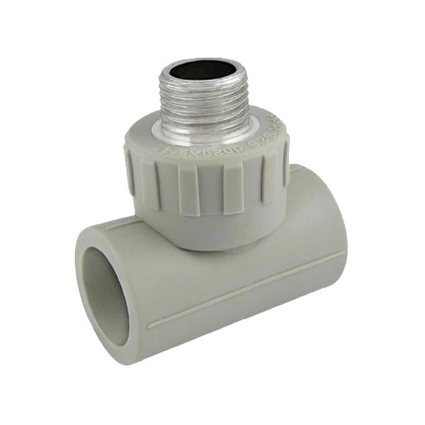 Тройник PP-R SANTAN 20х3/4"х20 с наружной резьбой (38701)