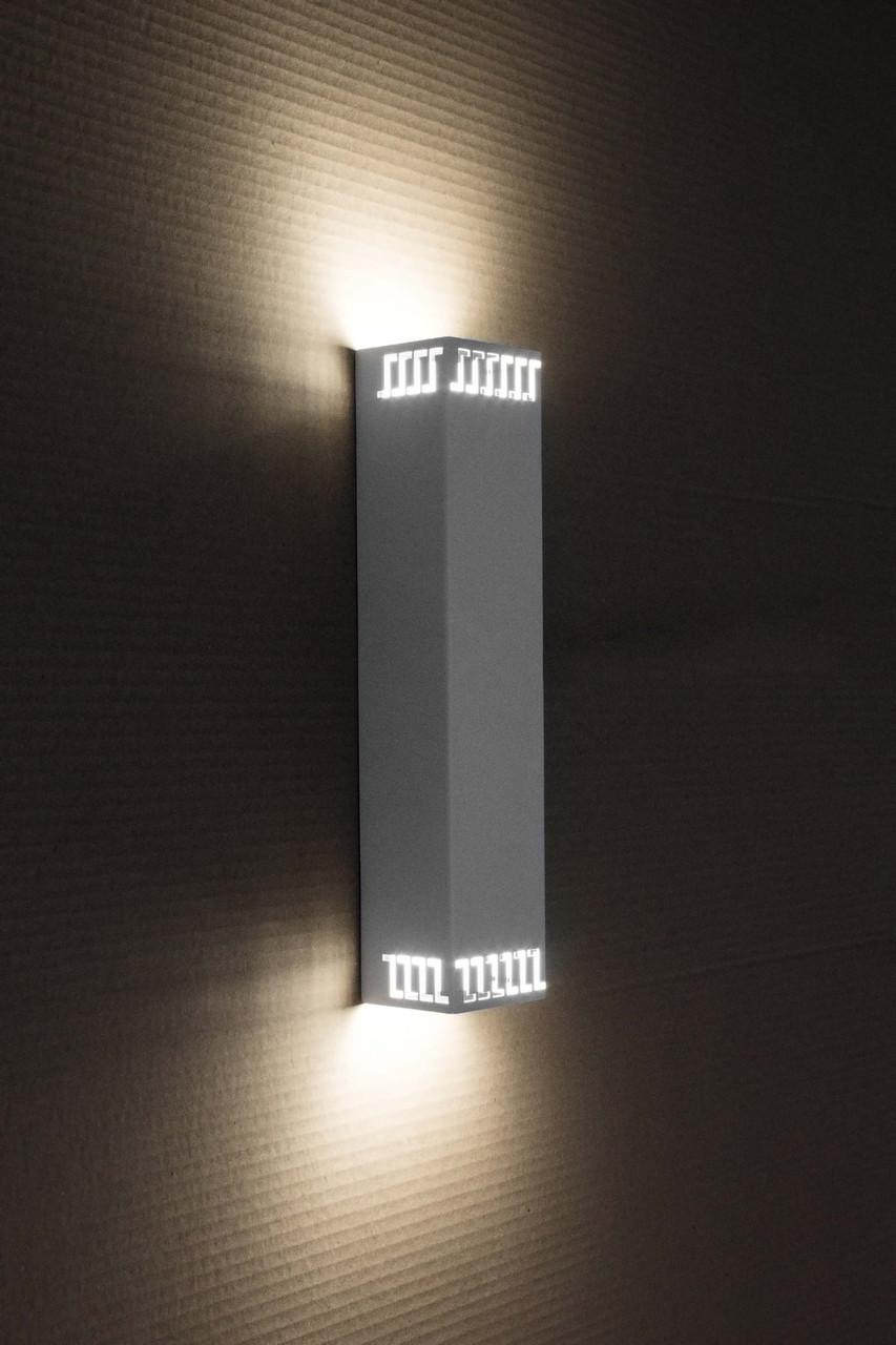 Бра MSK Electric Greece SQ 2440 WH на две лампы Е27 в стиле лофт (1660128456)