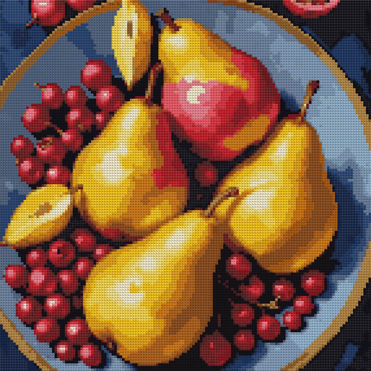Алмазная мозаика Santi Сочные груши 40x40 см (Top-954888)