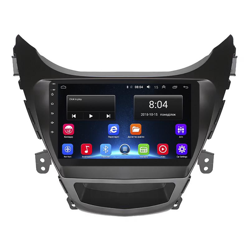 Магнитола штатная Lesko для Hyundai Elantra V MD 2010-2014 9" 2/32Gb Wi-Fi GPS Base