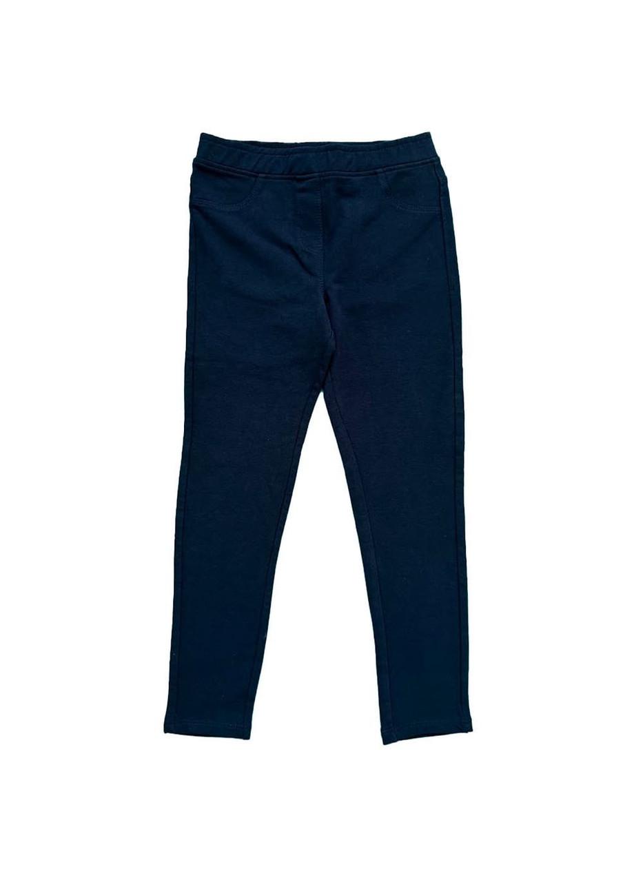 Брюки детские OVS однотонные стрейчевые 6-7 лет 116 см Темно-синий (2081861426)