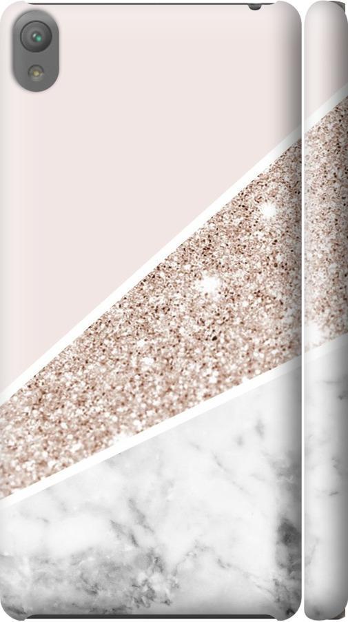 Чехол на Sony Xperia E5 F3311 Пастельный мрамор (4342m-458-42517)