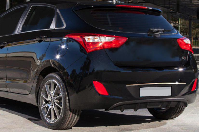 Хром планка над номером Omsa Line для Hyundai I-30 2012-2017 гг. Хром