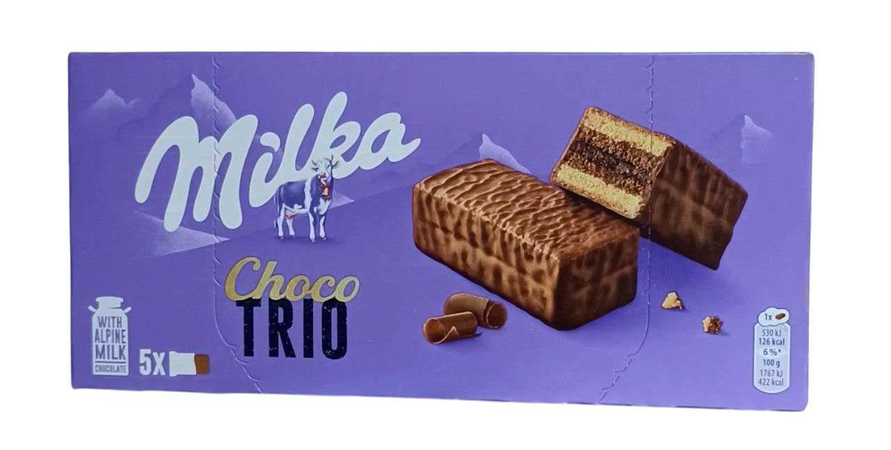 Пирожное Milka Choco Trio бисквитное 150 г
