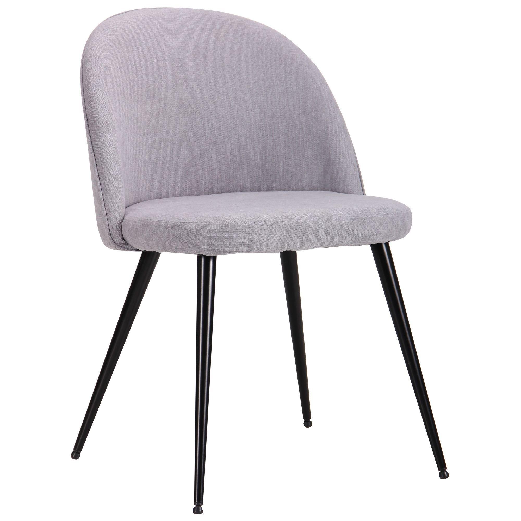 Стілець обідній AMF Holding Сантіно 770х510х560 Чорний/Циркон