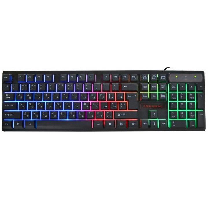 Комплект игровая клавиатура и мышь UKC KR-6300TZ с RGB подсветкой Black (3_00681) - фото 2