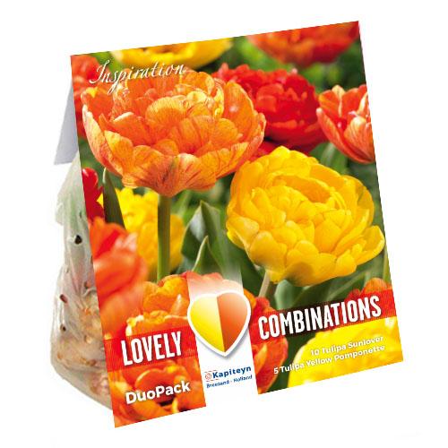 Тюльпан Floriumы комбо Duopack Double Yellow and Orange(15247)