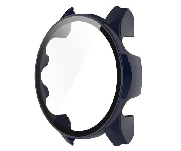 Чехол с защитным стеклом Protective Cover with Glass для Garmin Forerunner 255 Темно-синий Чехол с защитным стеклом Protective Cover with Glass для Garmin Forerunner 255 Темно-синий