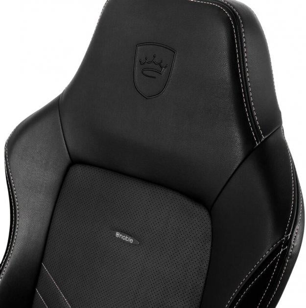 Кресло для геймеров Noblechairs Hero Black/Platinum White (10307348) - фото 5